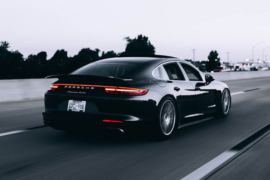 Car on the road